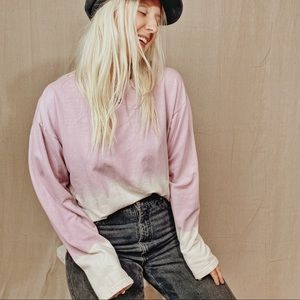 ISA & ELLA | Pink Tie Dye Long Sleeve Top